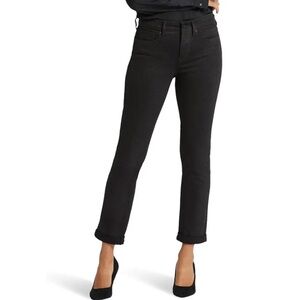 NYDJ Sheri Slim Glamorous Black Denim Jeans Size 14